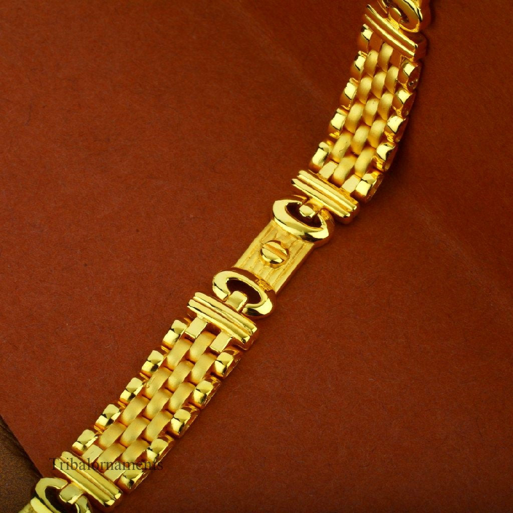 Luxury 24K Gold Mens Bracelet With Wide 18mm Watch Chain Assertive Coarse  Design Perfect Anniversary Gift 200928 From Xue08, $24.6 | DHgate.Com