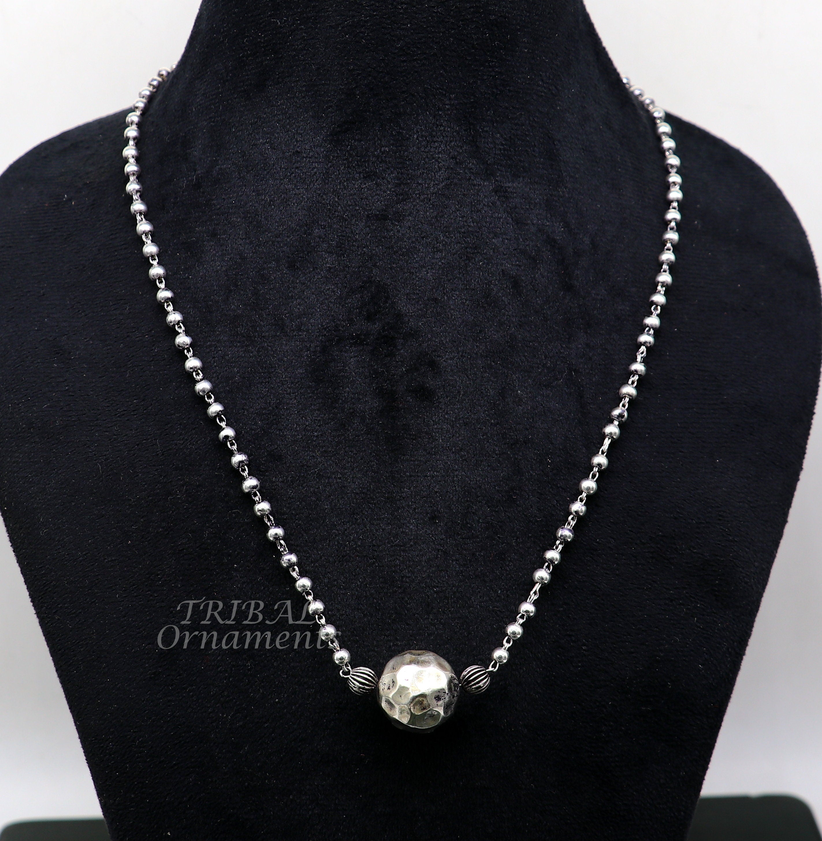 4mm Sterling Silver Bead Ball Chain Bracelet or Necklace – Kathy Bankston