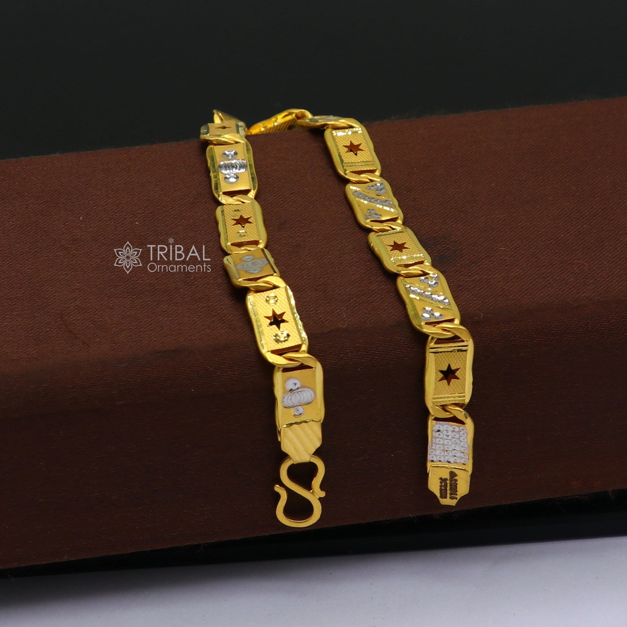 Buy Fancy Nawabi Gents Bracelet Gj0312 Online | Goutham Jewellers -  JewelFlix