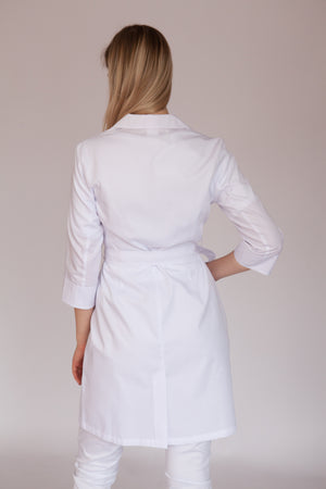<transcy>Medical gown with buttons &quot;Safari&quot;</transcy>