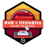 The RVR + littleBits Mission to Mars STEM Event Badge.