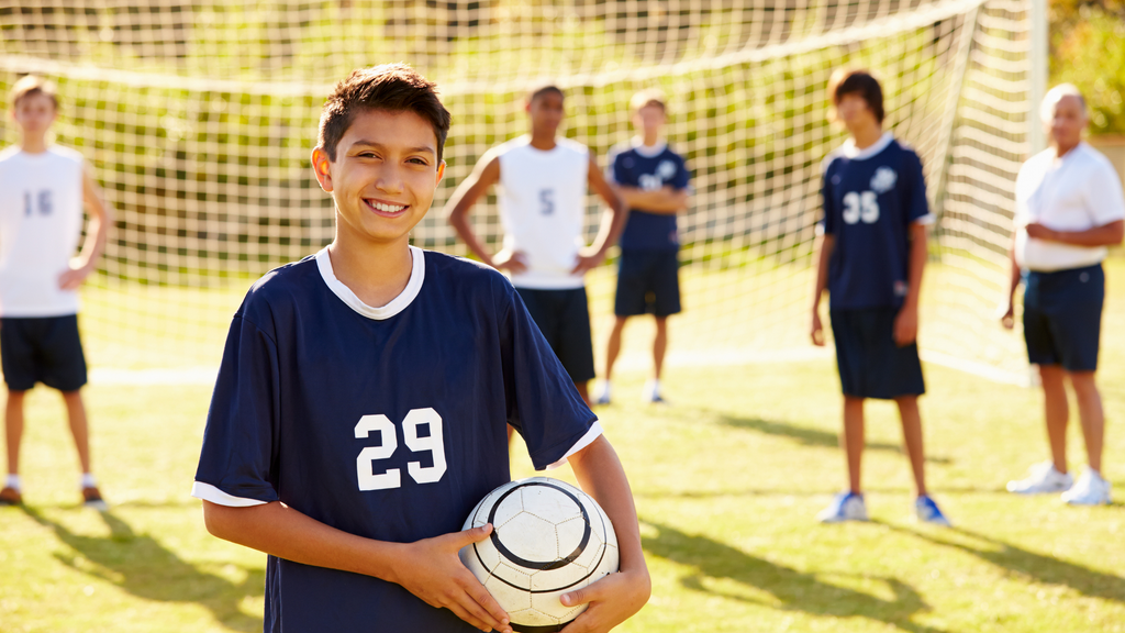 Playing sports outside of school is a great coping strategy for kids.