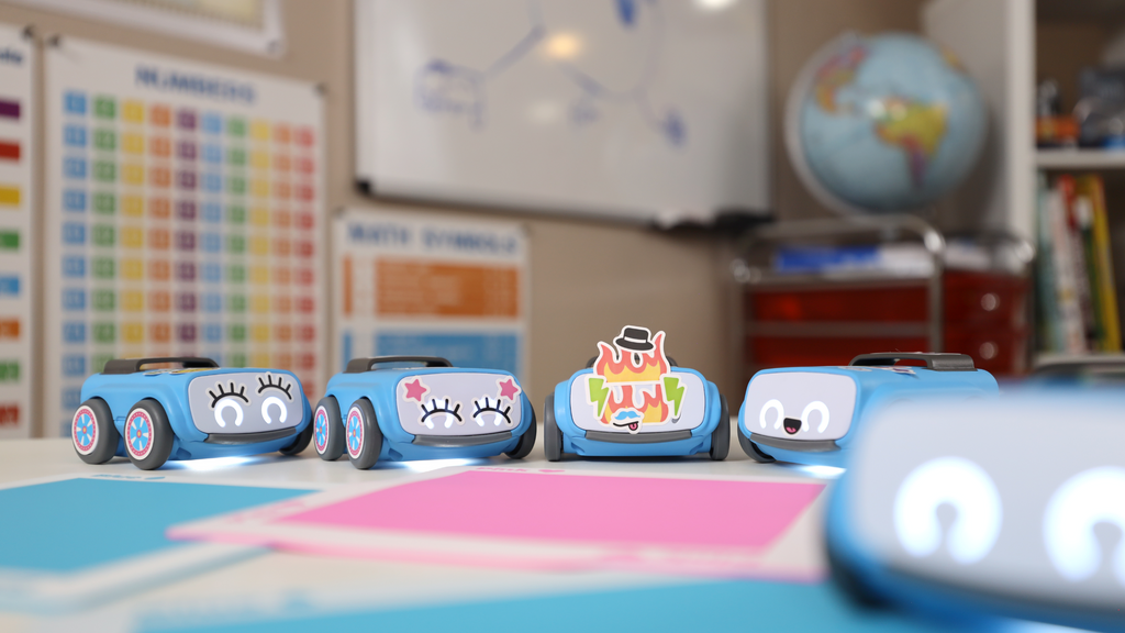Young learners often humanize programmable robots, like Sphero indi, because of how cute they are. This helps build a connection to the tools they use in education.