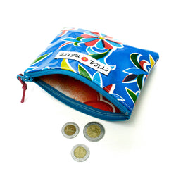 small coin purse wallet oilcloth