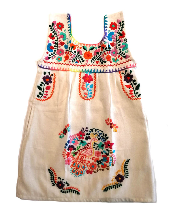Fiesta Mexican Embroidered Dress – Erica Maree