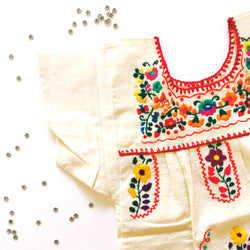 mexican embroidered dress baby