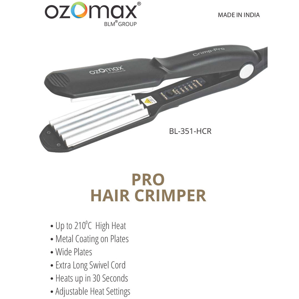 OZOMAX  Pro Hair Crimper [BCL-351-HCR]