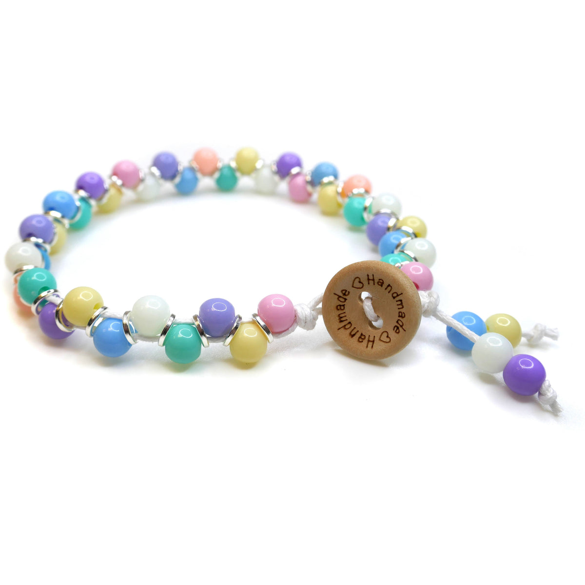 Jewellery Kit, Beaded Name Bracelet, Be Happy, Rainbow Bracelet Making Kit,  Make Your Own Bracelet Gift, Bee Happy Party Bag Idea, Craft Kit - Etsy