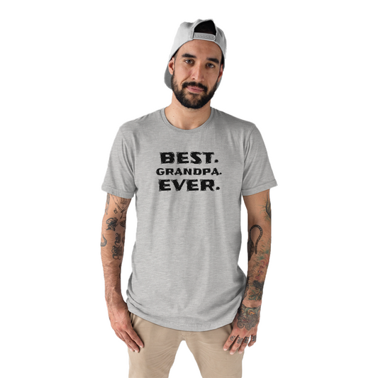 Best Grandpa Ever Men's T-shirt | Gray