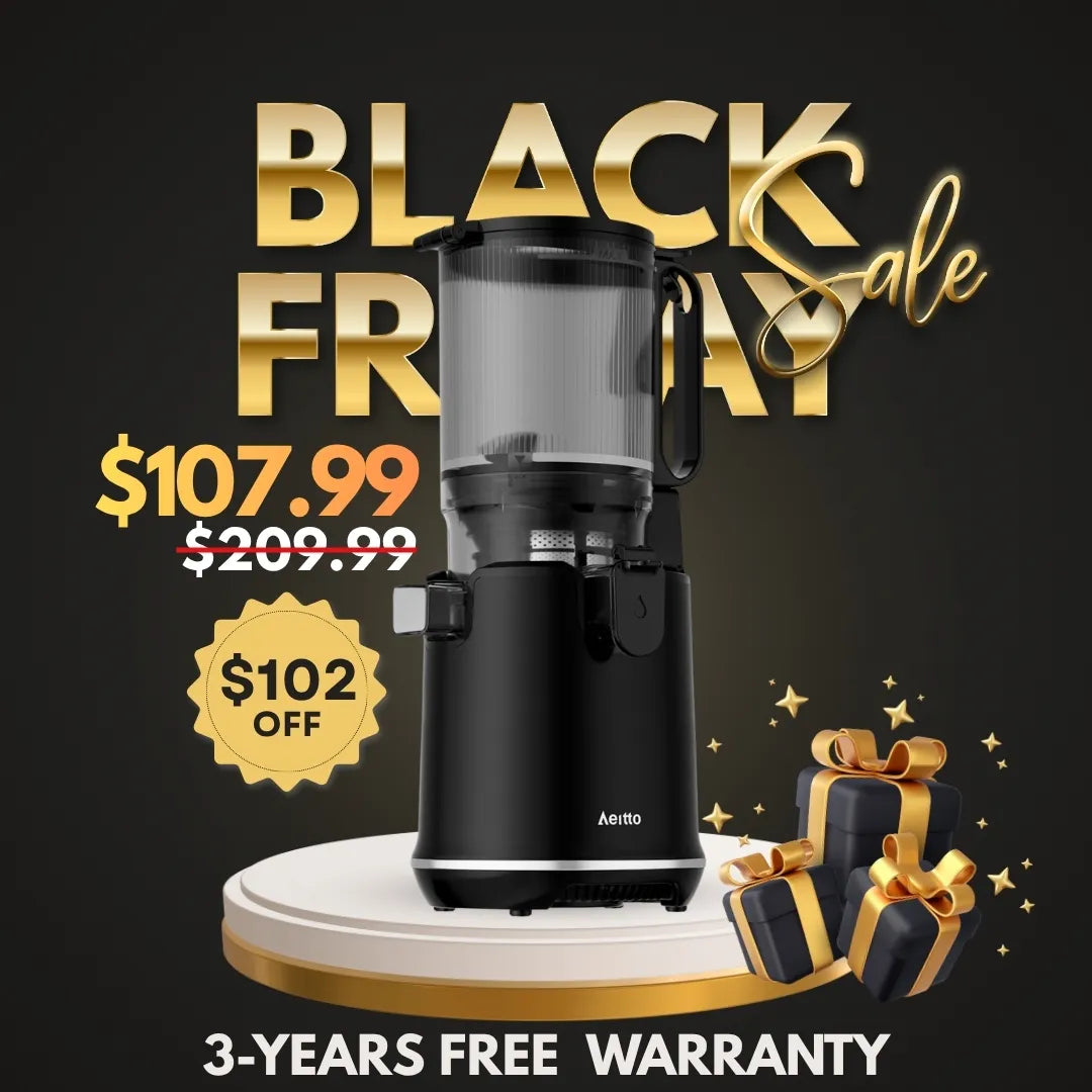 Aeitto Max5 Hands Free Wide Mouth Cold Press Juicer