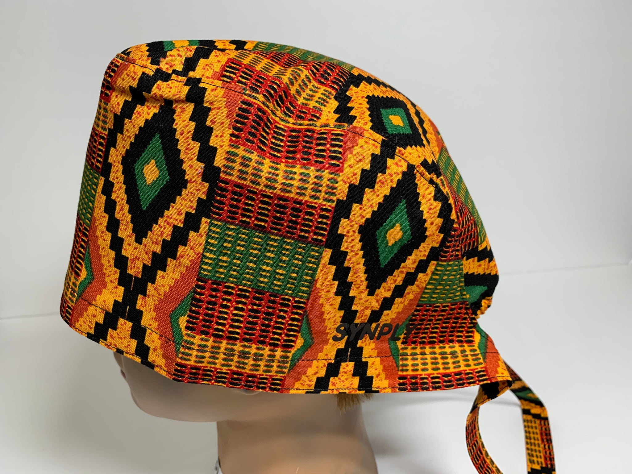 kente cloth scrub cap