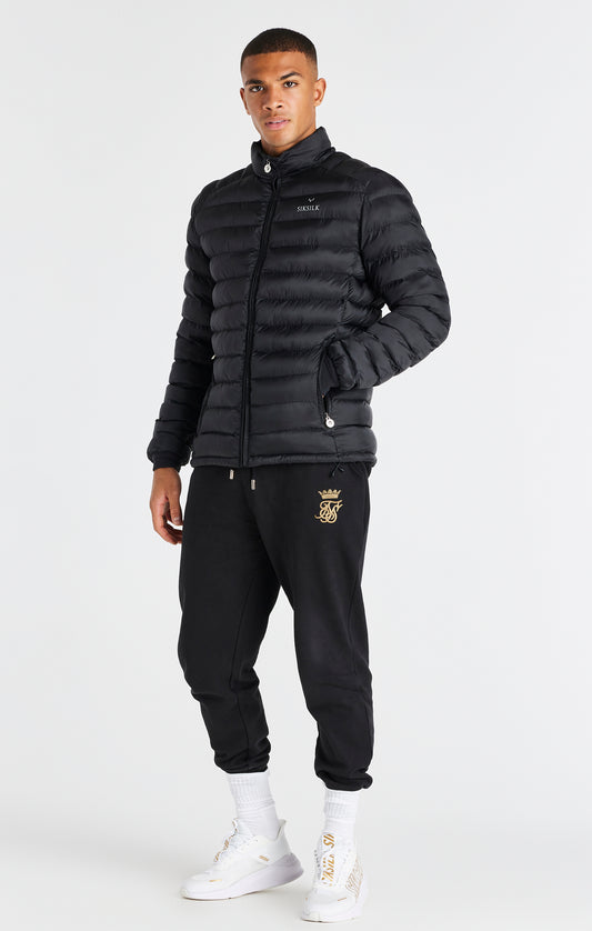 obtener Inyección dispersión Messi X SikSilk Black Lightweight Bubble Jacket