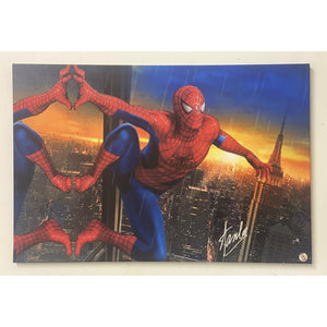 Stan Lee - Autographed "Spider Man" Canvas