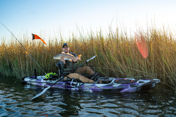 purple moken fishing kayak