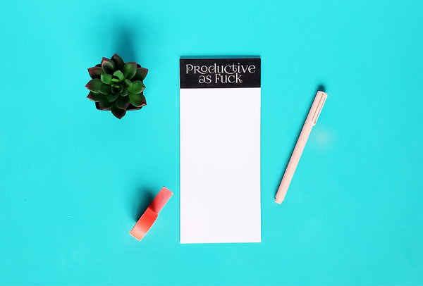 Productive AF Notepad - Lucky Dog Design Co.