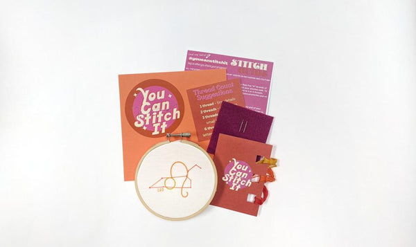 You Can Stitch It Leo Hand Embroidery Kit