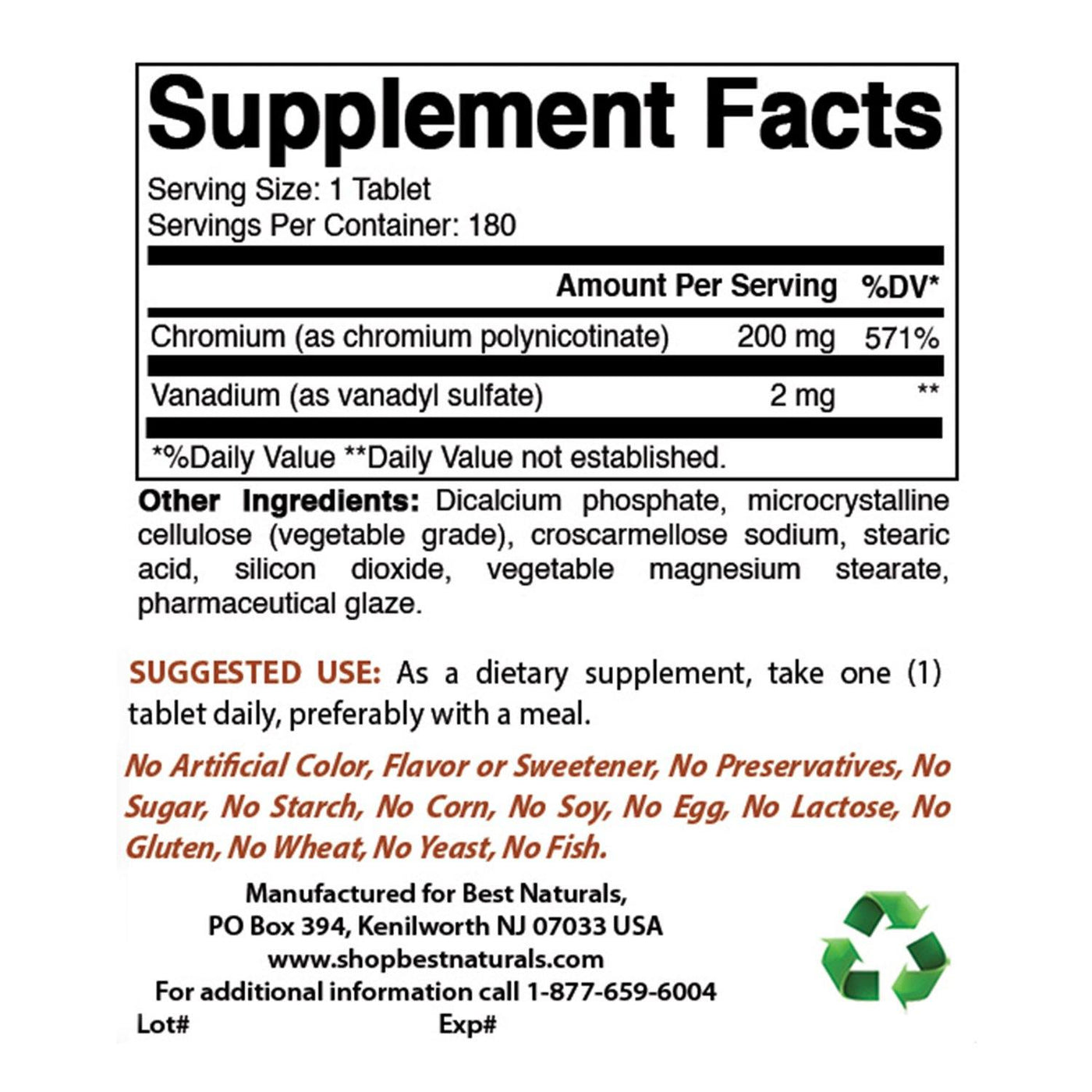 chromium polynicotinate 200 mcg