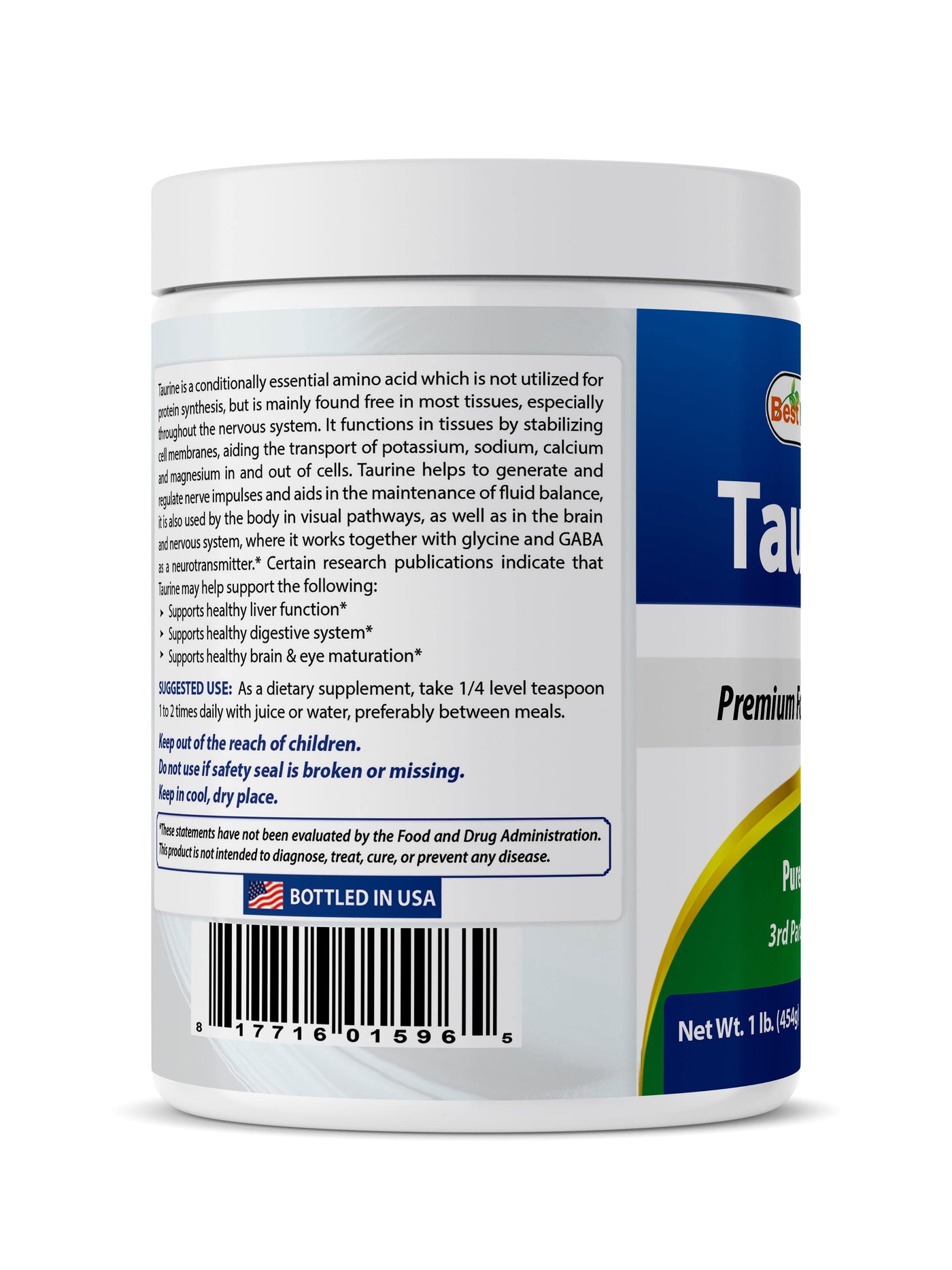 best natural taurine powder