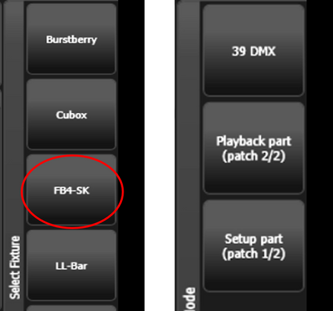 Patching a channel of a FB4 Laser onto a lighting desk via ArtNet