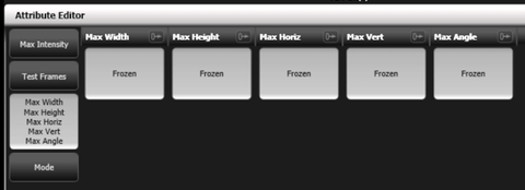 Freezing Laser Dispaly Safety settings direct from a lighting console over ArtNet