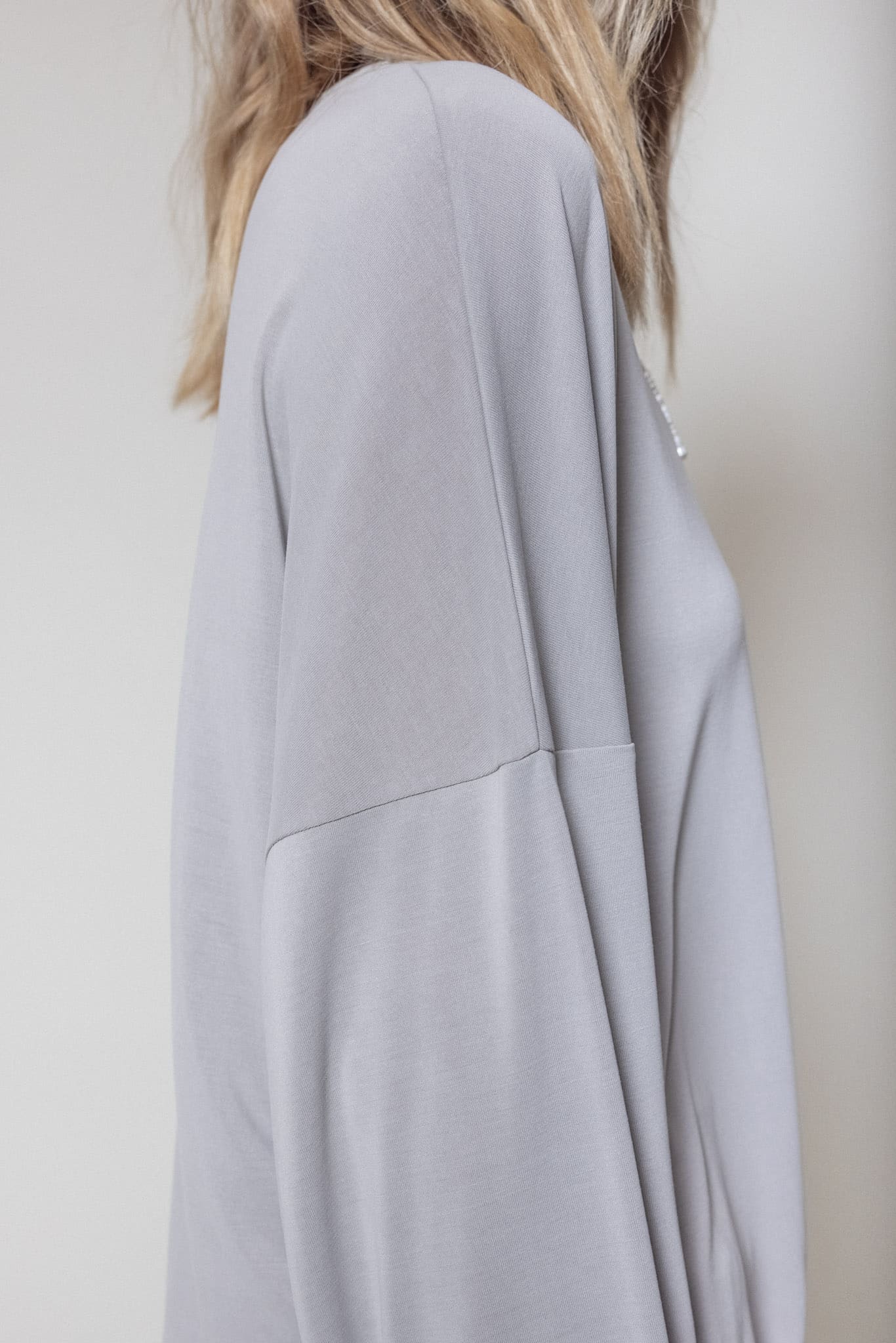 Millie Sweater Satin Grey