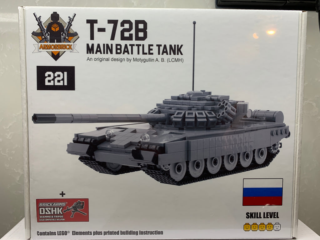 Armorbrick T 72b Main Battle Tank Mama S Bricks And Toys