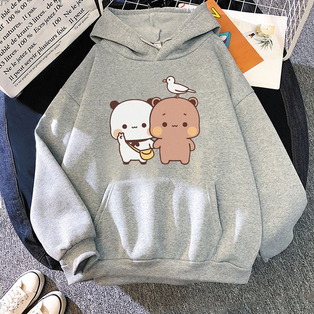 Snacking Teddy Bear Hoodies – Kawaiies