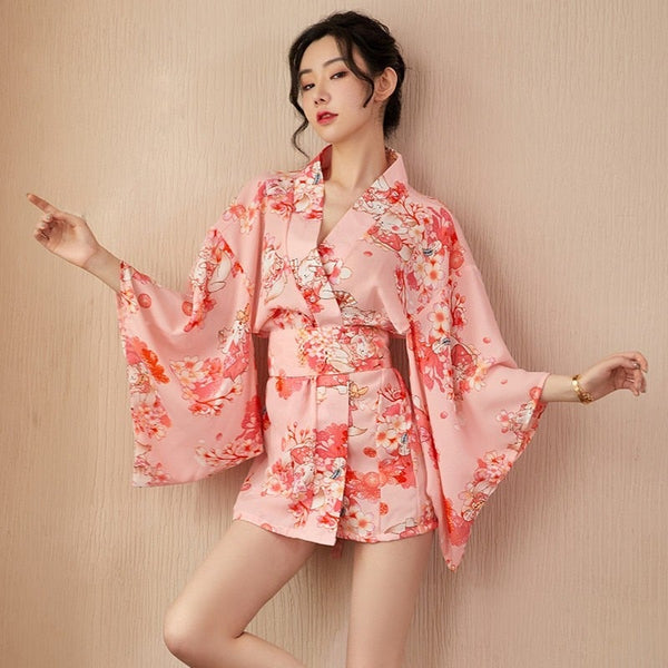 Cherry Sakura Pink Kimono – Kawaiies