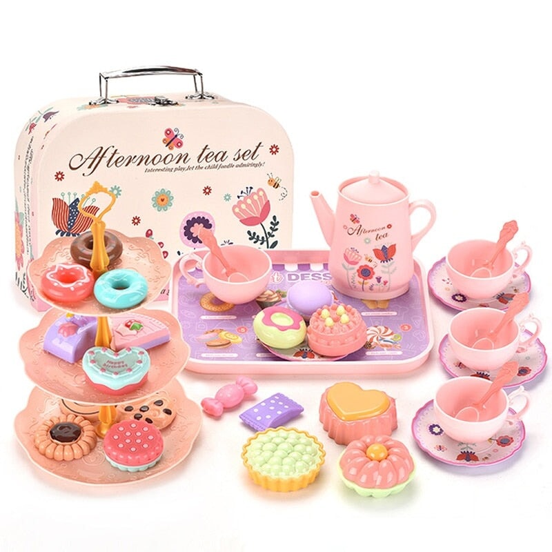 Cute Mini Microwave Oven Interactive 31pc Kitchen Children Toys with L –  Kawaiies