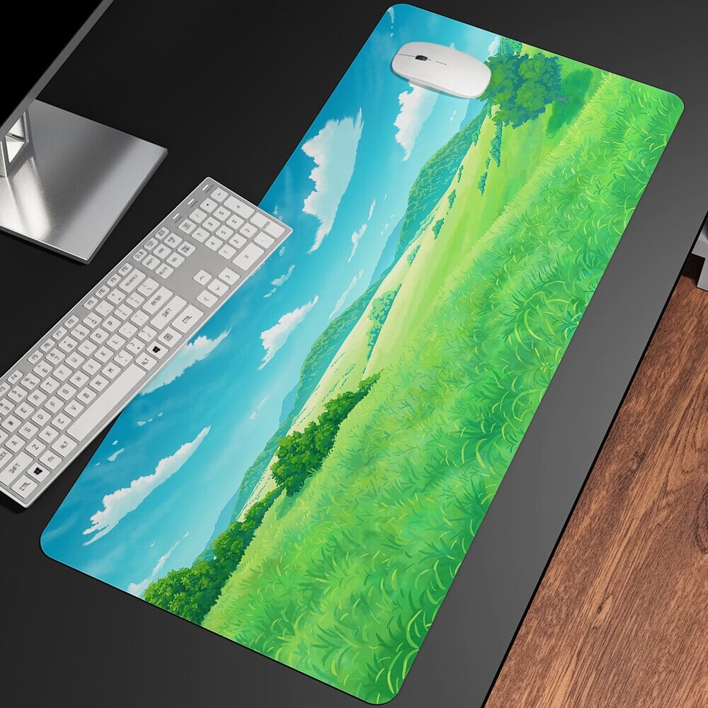  Mouse Pad, Japanese Light Green Anime Mouse pad