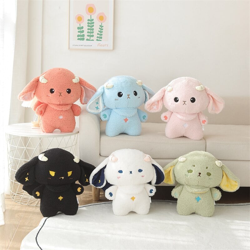 Rainbow Fluffy Cat Squad Ball Plushies