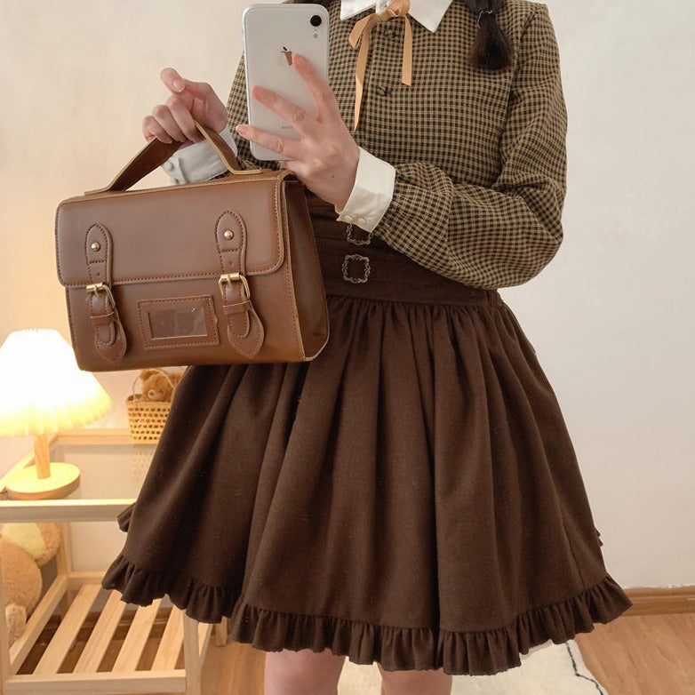 Kawaii-Story LB-170-2 Black Piano Keys Music Shoulder Bag Lolita Pastel Goth:  : Fashion