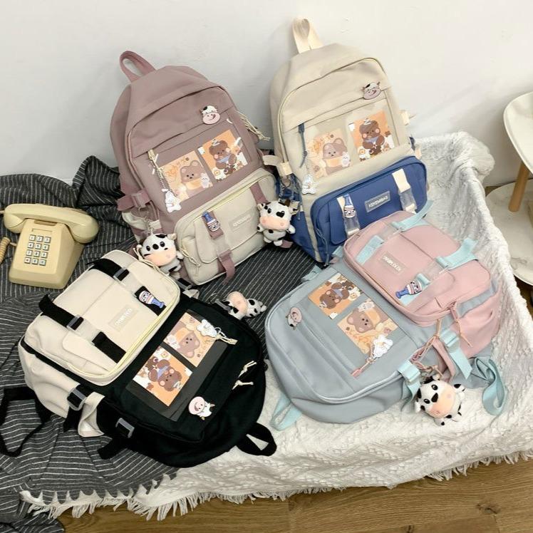 Nylon Study Besties Backpack – Kawaiies