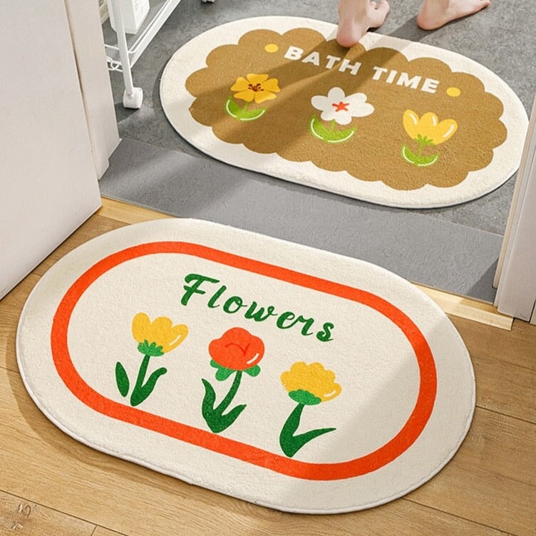 Kawaii Green Smiling Frog Bathroom Mat – Kawaiies