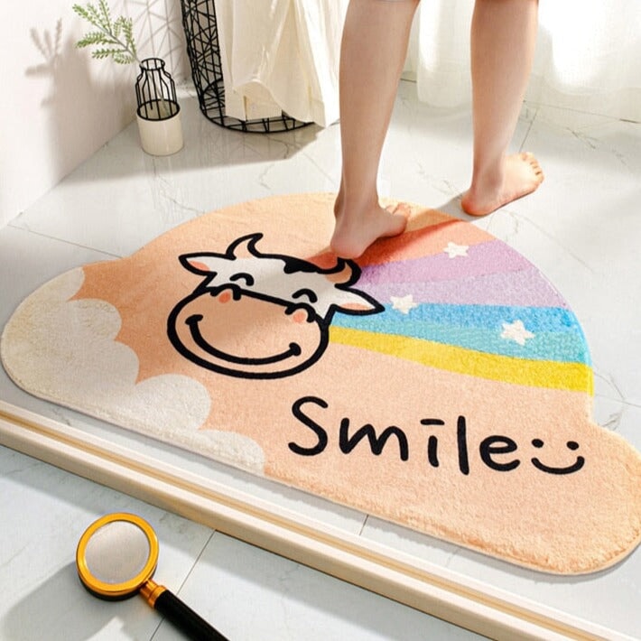 Kawaii Brown Paw Bear Bathroom Mat – Kawaiies