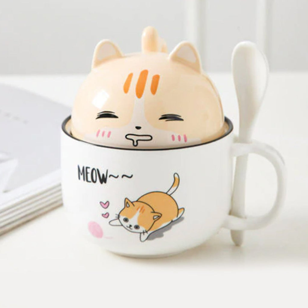 Cute Japanese Lucky Cat Porcelain Tea Set – Kawaiies