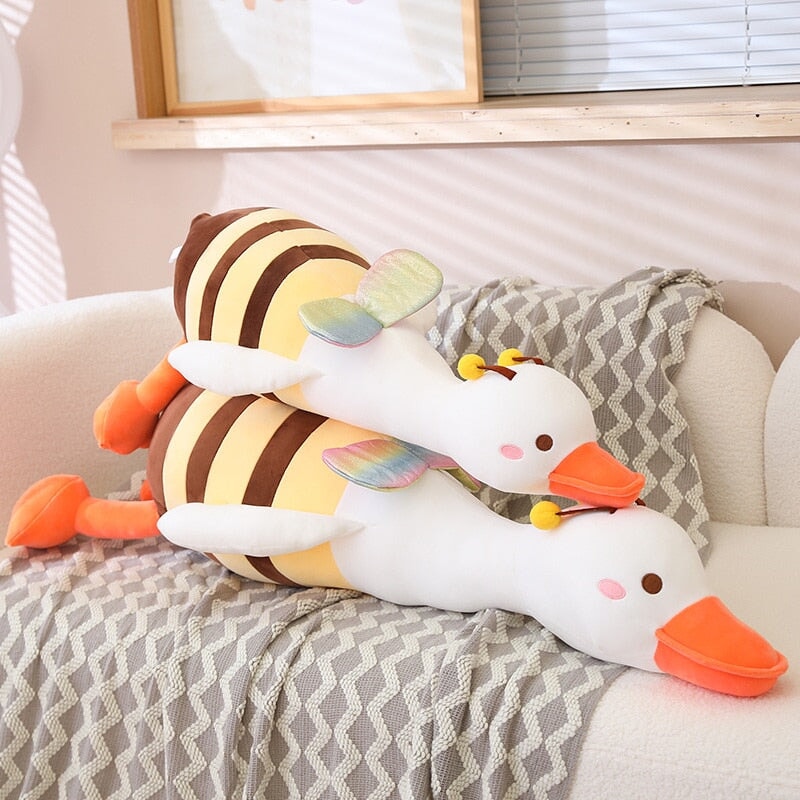 Cute Chonky Half Shark Half Bee Plushie