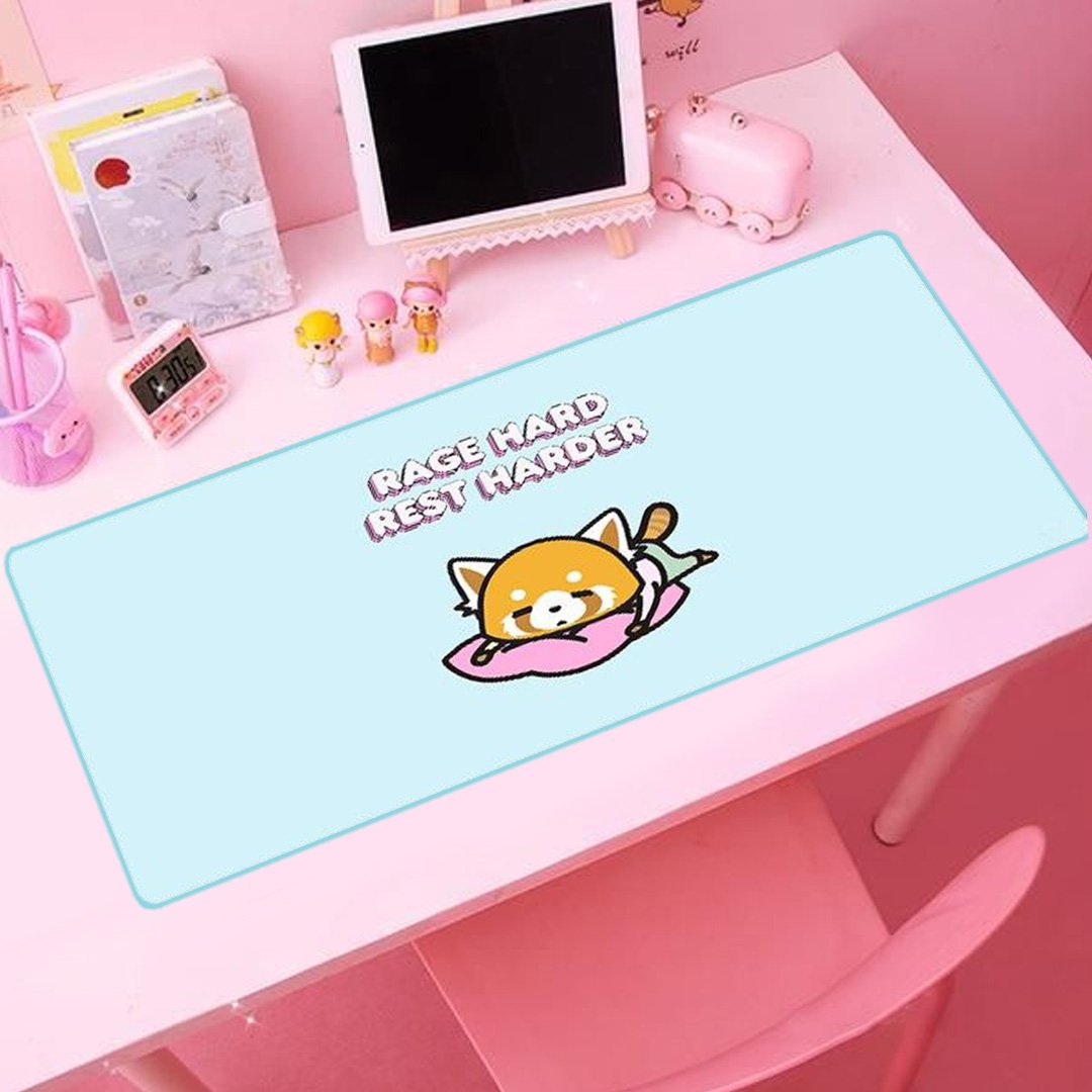 aggretsuko mouse pad