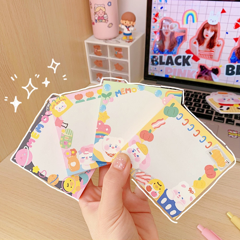 Kawaii Bao Bear Memo Pads – Kawaiies