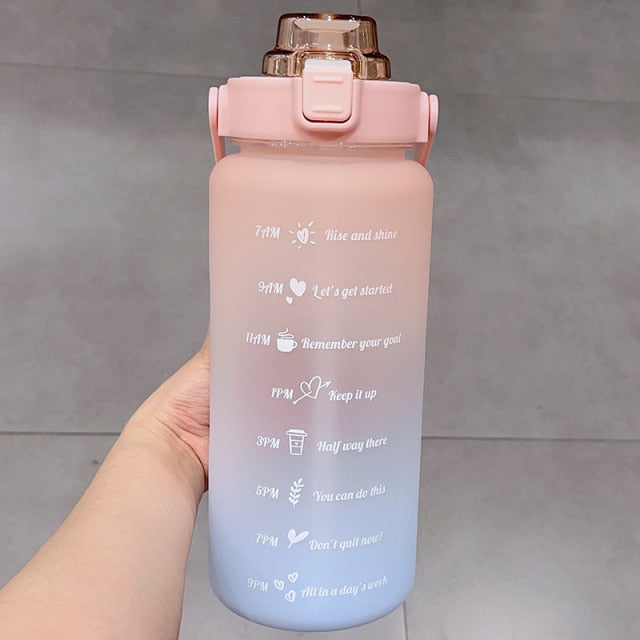 Cheers US 1300ml Kawaii Water Bottle for Girls Cute Kids Water