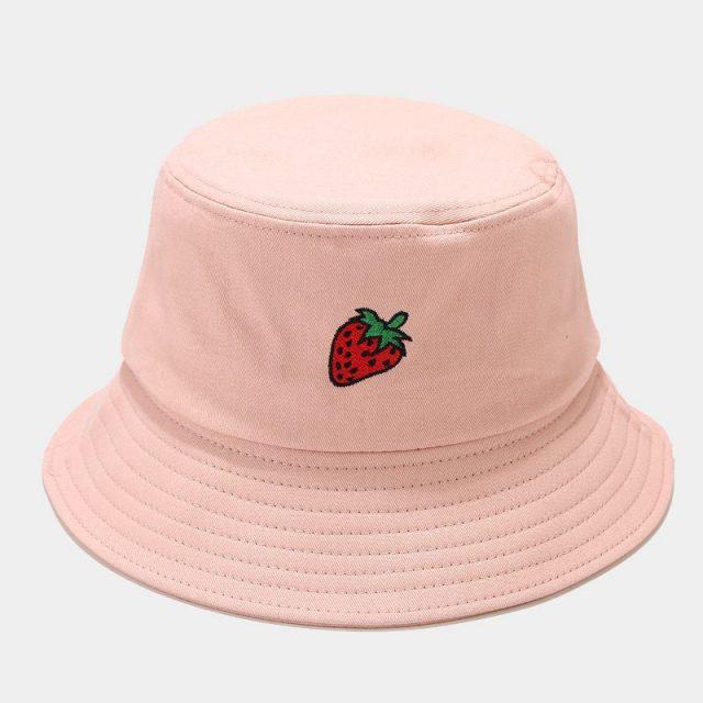 Kawaii Pastel Fruit Bucket Hat – Kawaiies