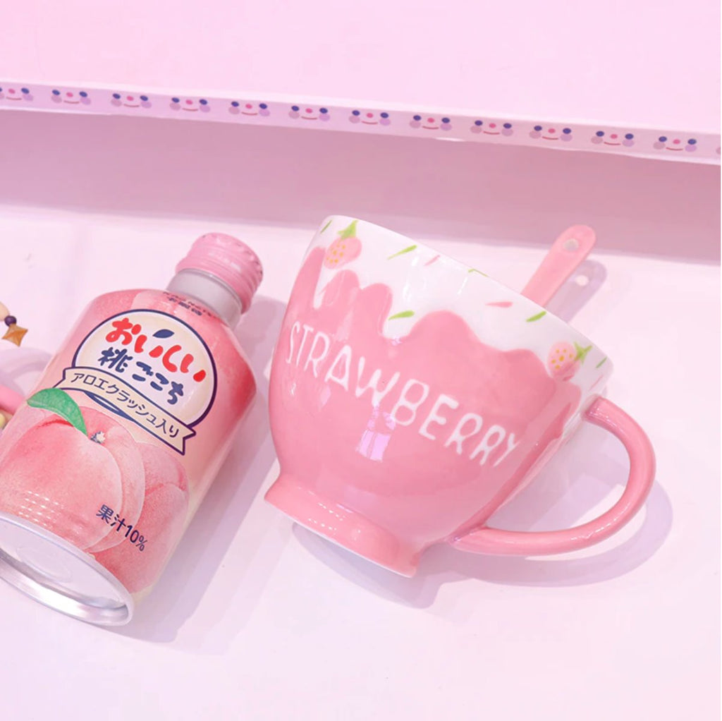 Kawaii Peach Glass Kettle and Cups Set – Kawaiies