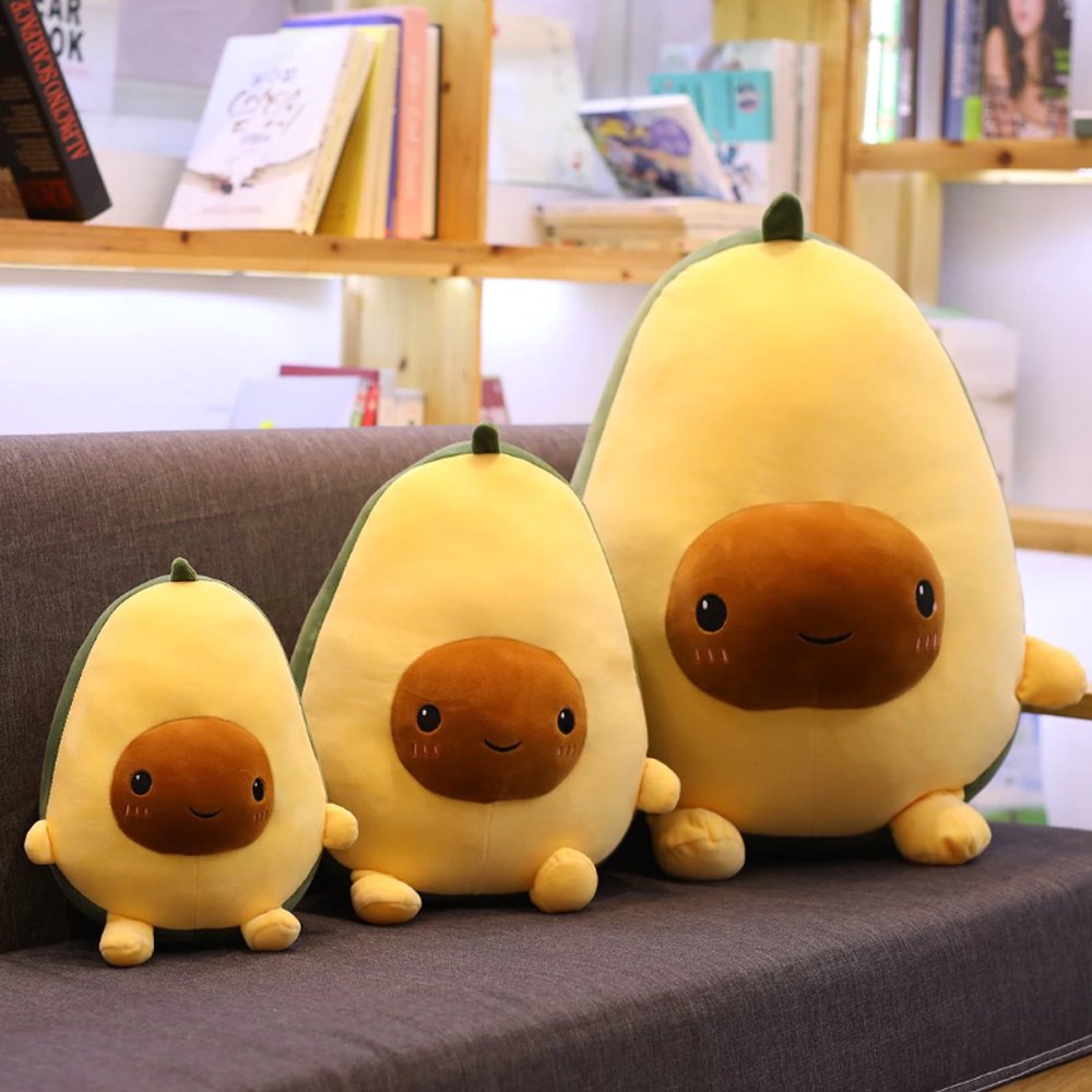 kawaii avocado plush