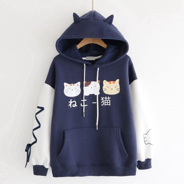 Cute 'Milk or Juice' Multicolored Hoodie – Kawaiies