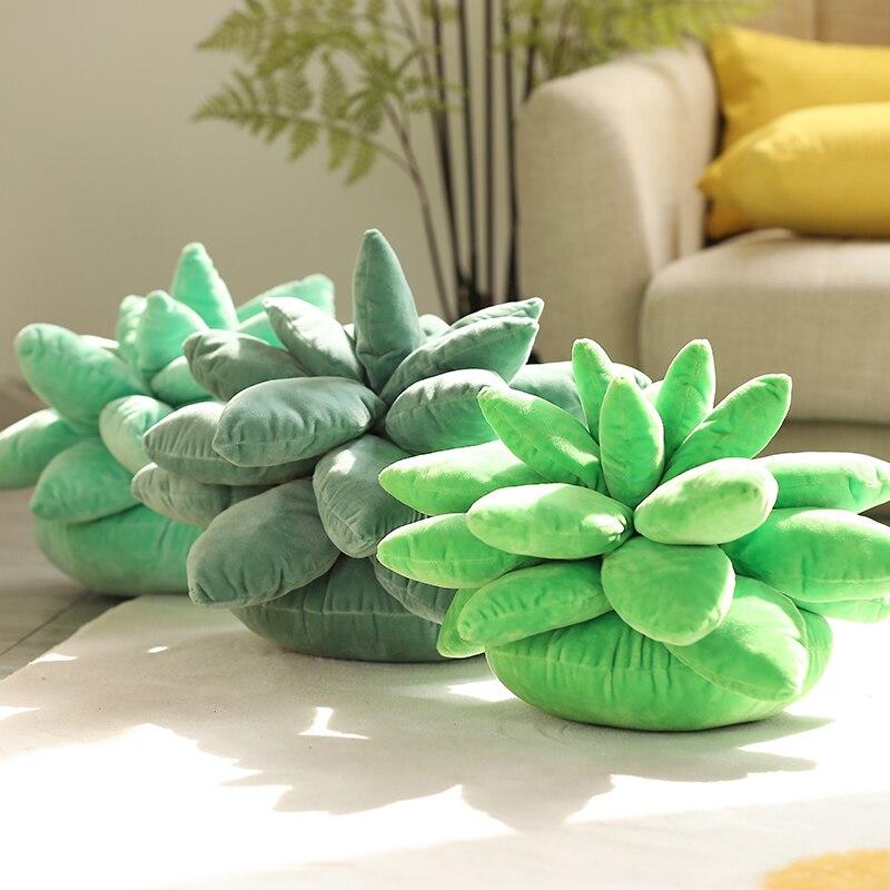 Réaliste Tulipe Plantes Succulentes Peluche Jouets en peluche Vrious Potted  Flower Cactus Bibliothèque Maison Salon Décor Pour Fille Cadeau 2pcs Set  H-F