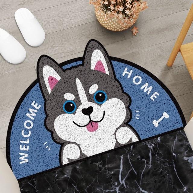 Hot pre-order] Semi-circular cat-shaped floor mat (3 types