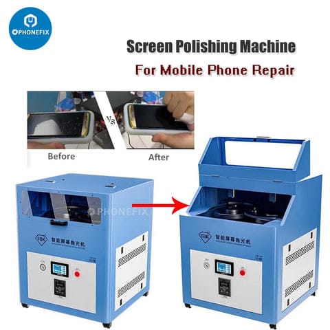 Antomatic Polishing Machine For iPhone Samsung Huawei LCD Screen Display  Back Glass Scratch Removal