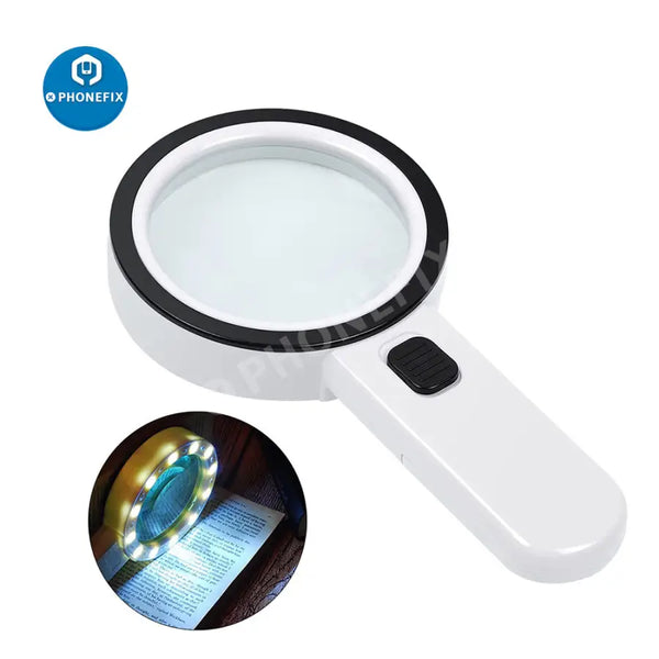 SeeZoom 3X 45X Lighted Magnifier For Reading/Soldering/Jewelry Identif