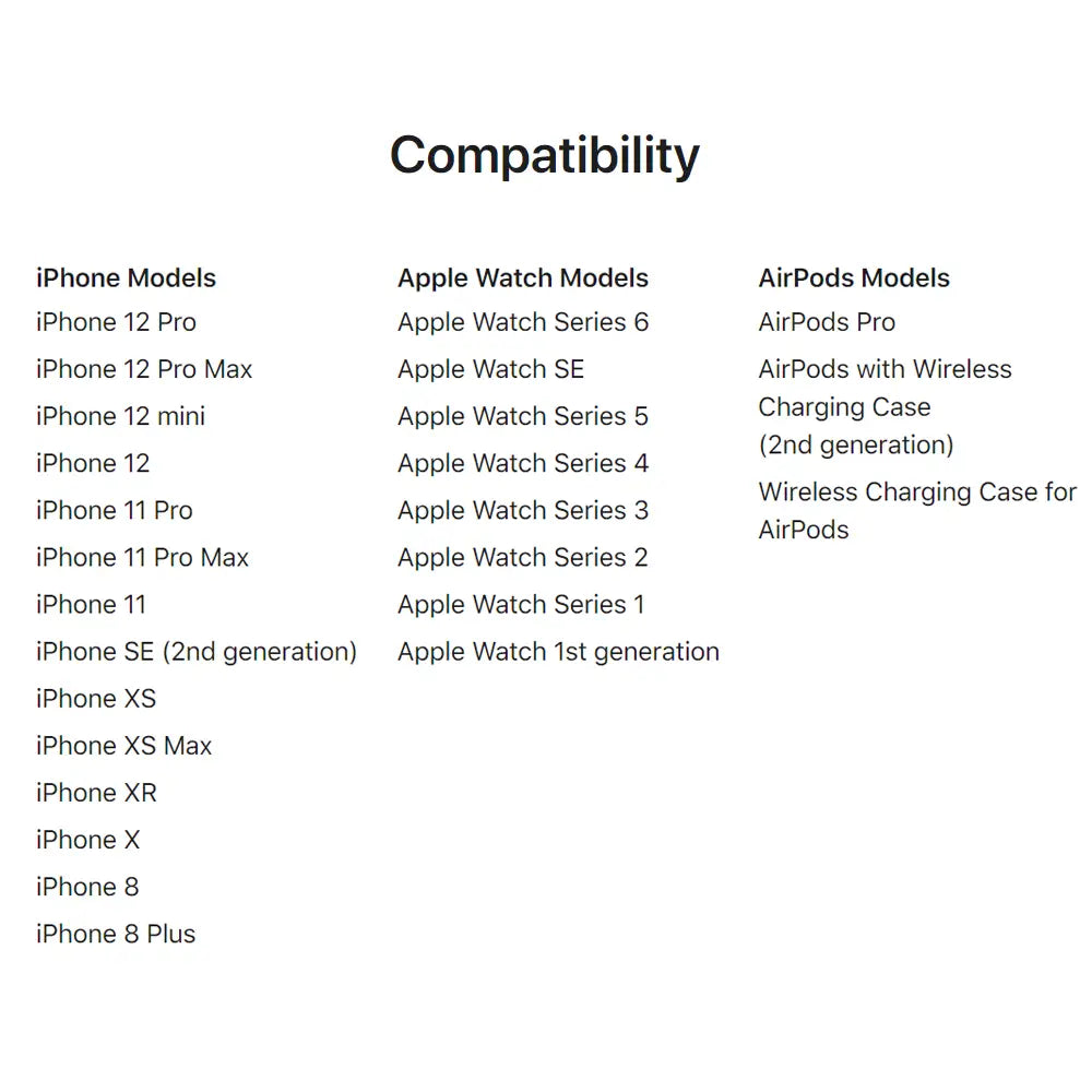 2 In 1 MagSafe Duo Dual Wireless Charger For iPhone iWatch