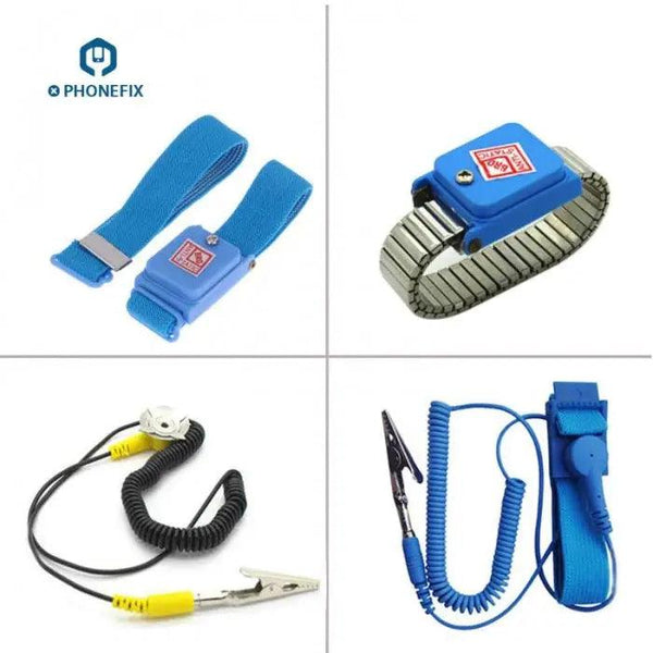 Self Defense Anti Static Bracelet Electrostatic ESD Discharge Reusable  Wrist Strap Hand with Grounding Wire Welding Work Gloves